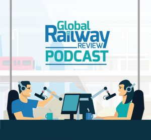 《全球铁路评论》播客的标志