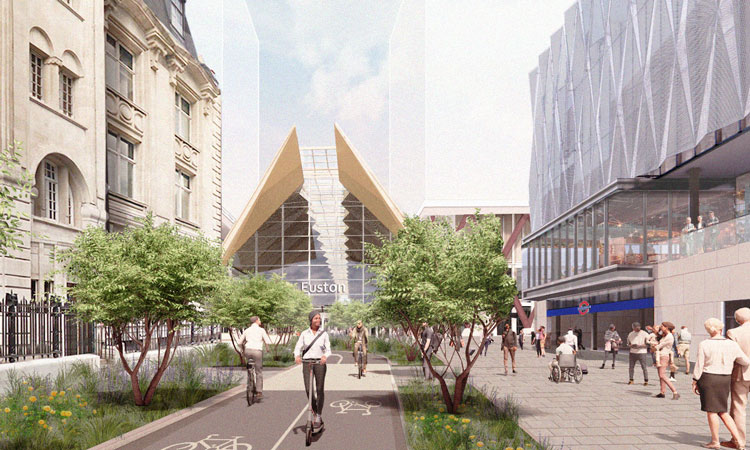 HS2尤斯顿站设计更新2022年11月-南景