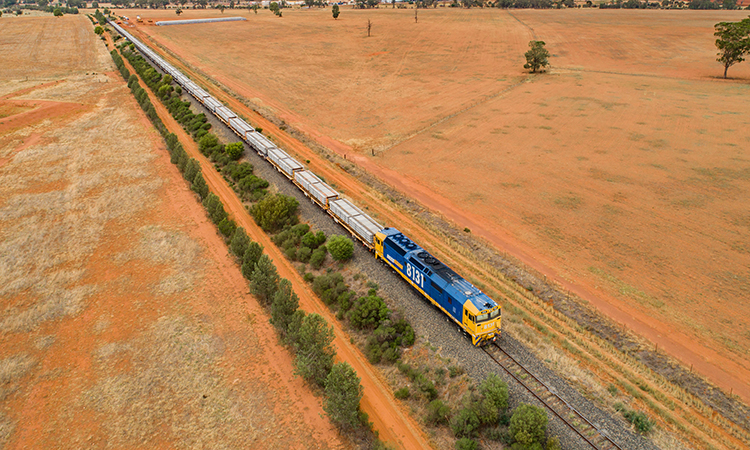 继续前进澳大利亚的内陆铁路货运项目