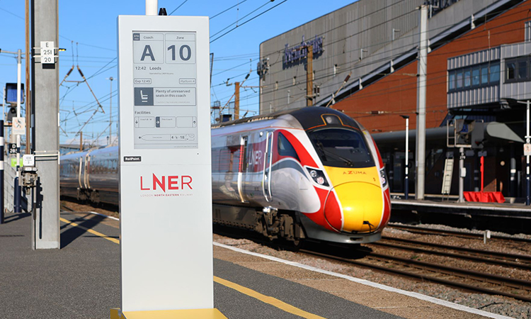 LNER Doncaster数字屏幕试用图像