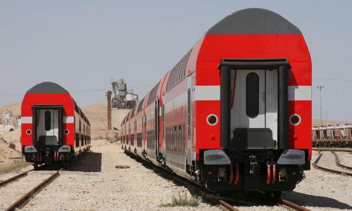 以色列铁路将TWINDEXX Vario车厢数量增加到512辆