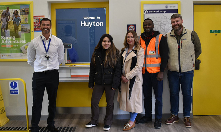 Northern staff and others involved in creating the new facilities at Huyton