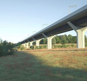HS2揭示了削减碳的开创式高架桥设计
