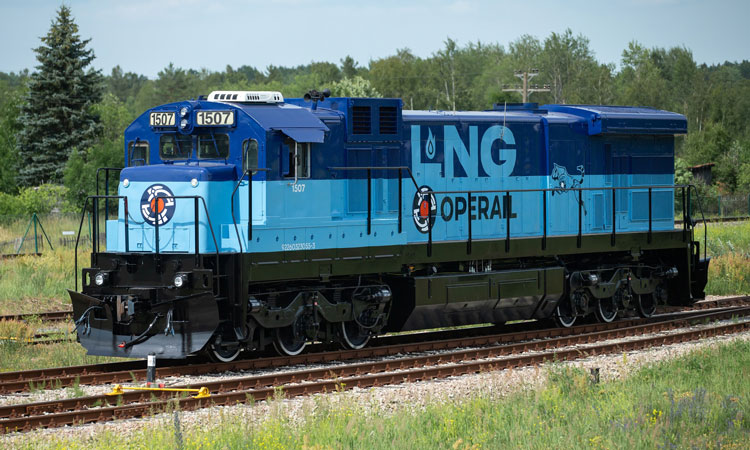 Operail推出第一辆液化天然气货运机车进行测试