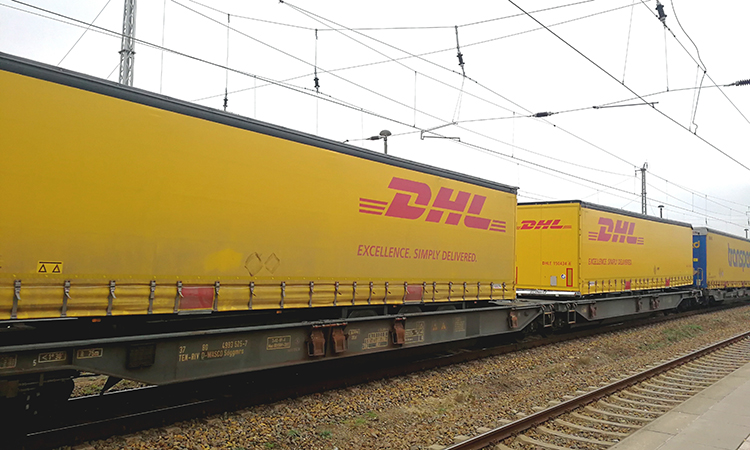 DHL Wagon. Dhl is global market leader in logistics industry. It commits its expertise in international parcel, express, air and ocean freight, road and rail