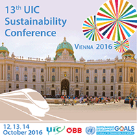 第13届UIC可持续发展大会，2016年10月12日、13日和14日，维也纳