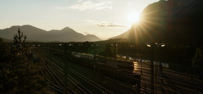 Sunsetting on rail tracks