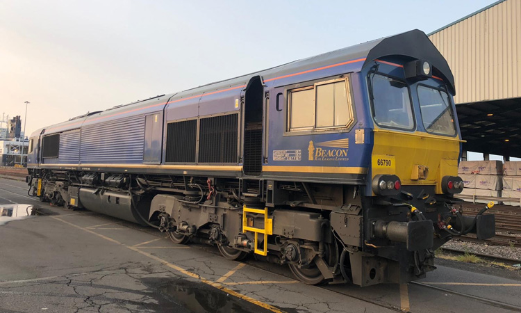 英国铁路货运公司将向英国铁路网引进三台66级机车