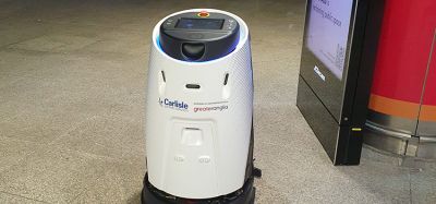 Greater Anglia invests in cleaning robot for Stansted Airport railway station