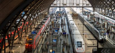 German train station