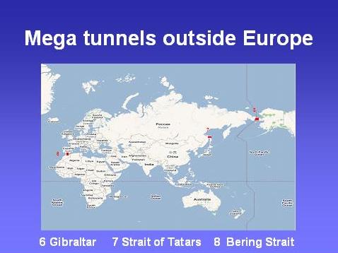 图3欧洲以外正在施工或设计的超长铁路隧道