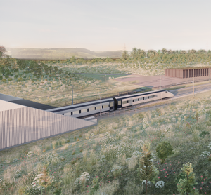 HS2奇尔特恩斯隧道北入口视图向北