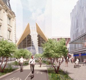 HS2尤斯顿站设计更新2022年11月-南视图