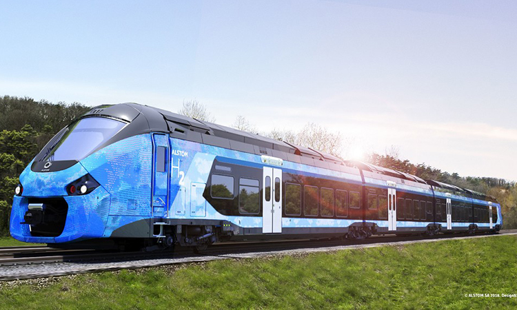阿尔斯通从SNCF voyageur12列氢火车的订单