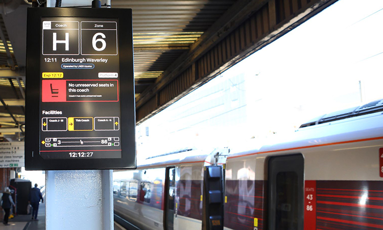 LNER Doncaster数字屏幕试用图像