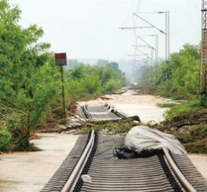 塞尔维亚铁路洪水