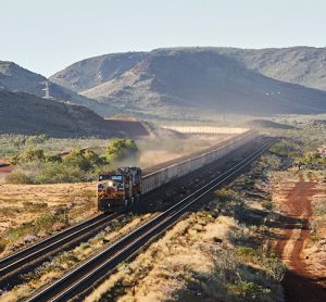 A Rio Tinto AutoHaul in Pilbara