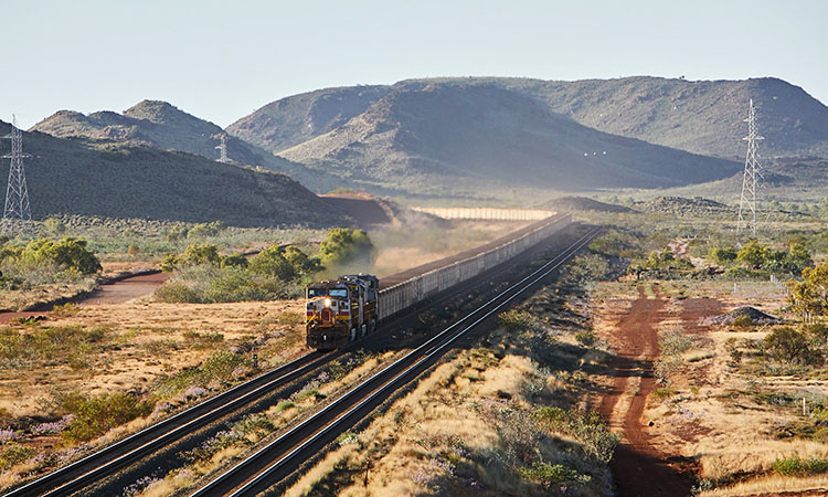 A Rio Tinto AutoHaul in Pilbara