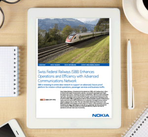 瑞士联邦铁路公司(SBB)通过先进的通信网络提高了运营效率
