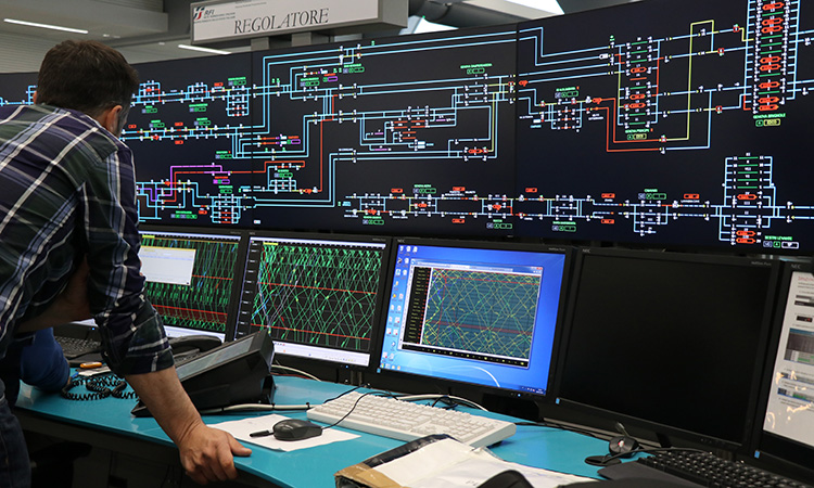 Signalling in the offices of Hitachi Rail