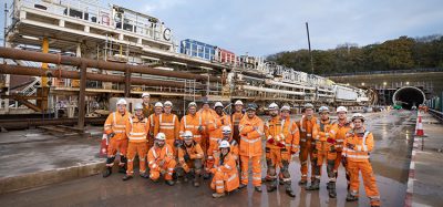 BBV隧道团队在HS2的Long Itchington Wood隧道掘进机的第二次启动