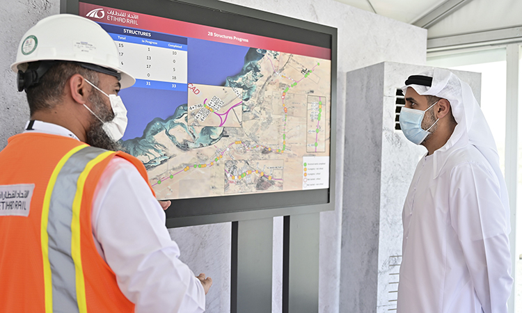 Saih Shuaib通往阿布扎比和迪拜的轨道铺设正式启动