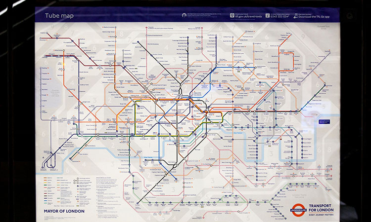 New tube map