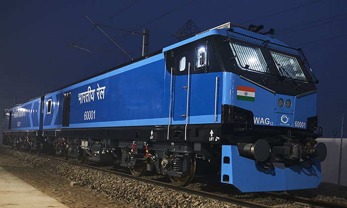 最强大的全电动“印度制造”机车由阿尔斯通完成