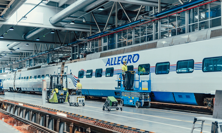 VR FleetCare签署20年的梅ntenance agreement for Allegro trains