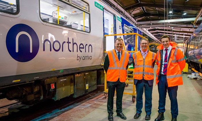 Northern和Arriva TrainCare显示器翻新150秒
