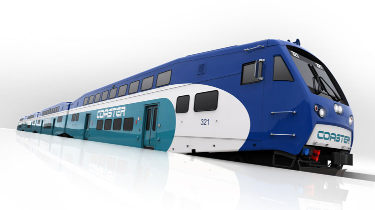 庞巴迪签署合同，为NCTD提供11辆新的COASTER通勤列车