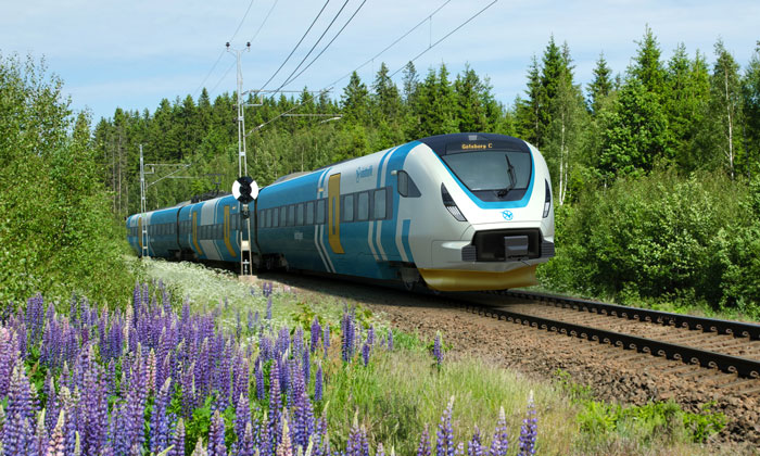 Bombardier will provide 40 high-speed regional trains to Sweden