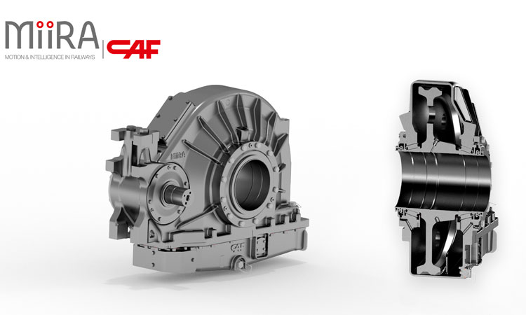 CAF MiiRA轻型单级变速箱解决方案地铁