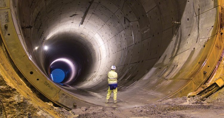 完成Hallandsas隧道