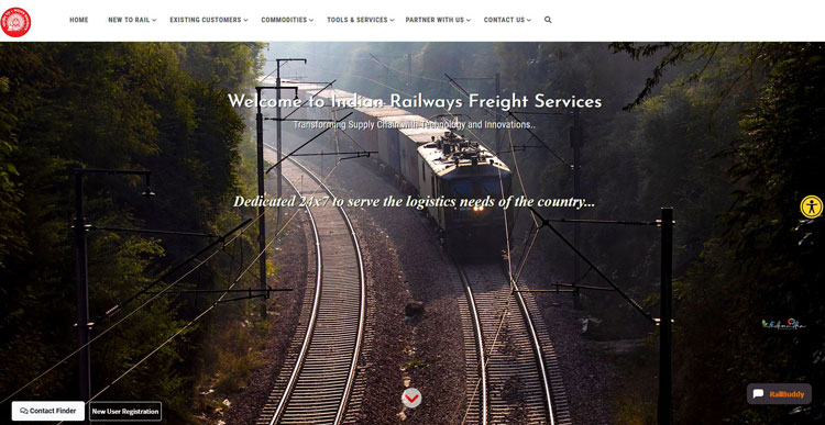 印度铁路货运业务发展门户网站