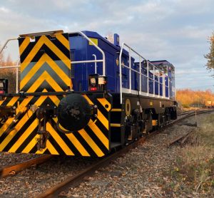 Sustainable battery powered locomotive trialled by GB Railfreight