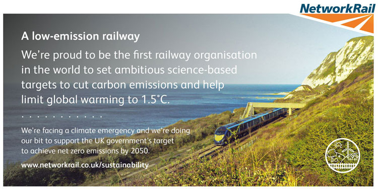 铁路网设定了世界首个帮助限制全球变暖的目标