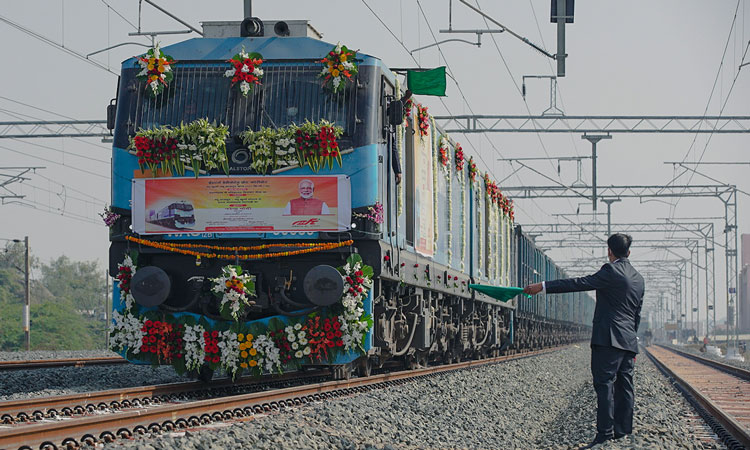 印度铁路货运列车