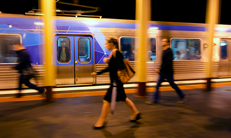 澳大利亚的铁路乘客