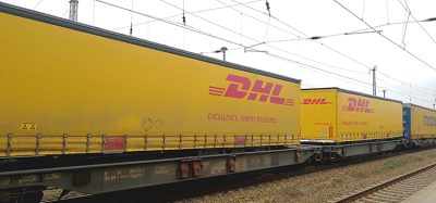 DHL Wagon. Dhl is global market leader in logistics industry. It commits its expertise in international parcel, express, air and ocean freight, road and rail